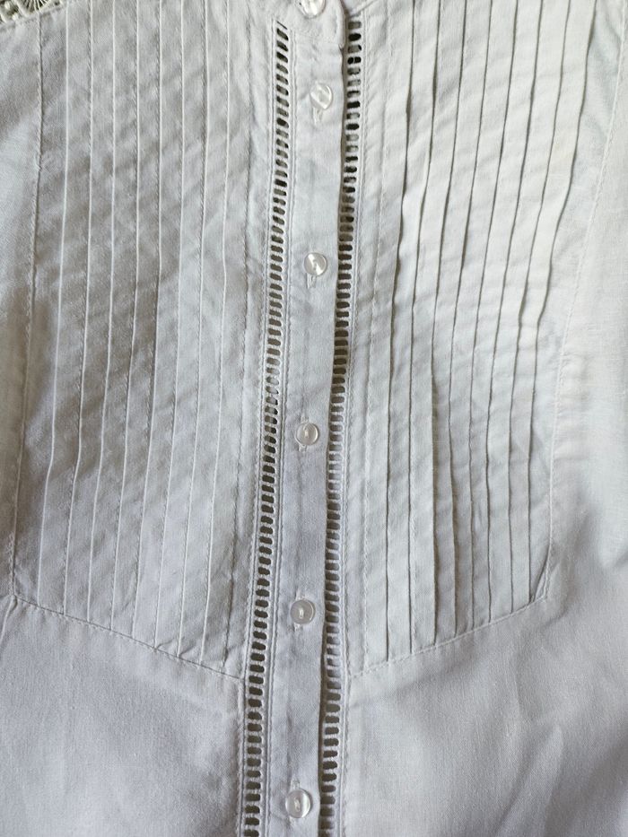 Chemisier coton et dentelle - photo numéro 8