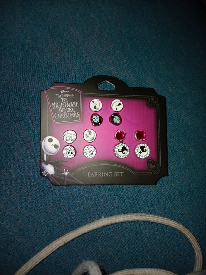 Boucles d'oreilles à la pièce l'étrange Noël de mister Jack