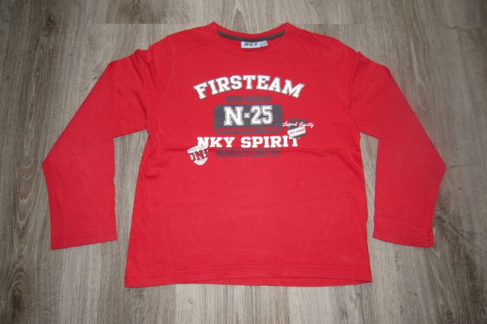 TEE SHIRT ML ROUGE GARÇON "NKY BY KIABI" - 8 ANS - n°09