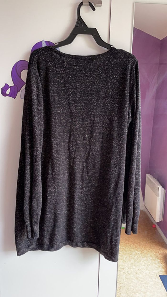 Joli pull doré taille L/XL - photo numéro 3