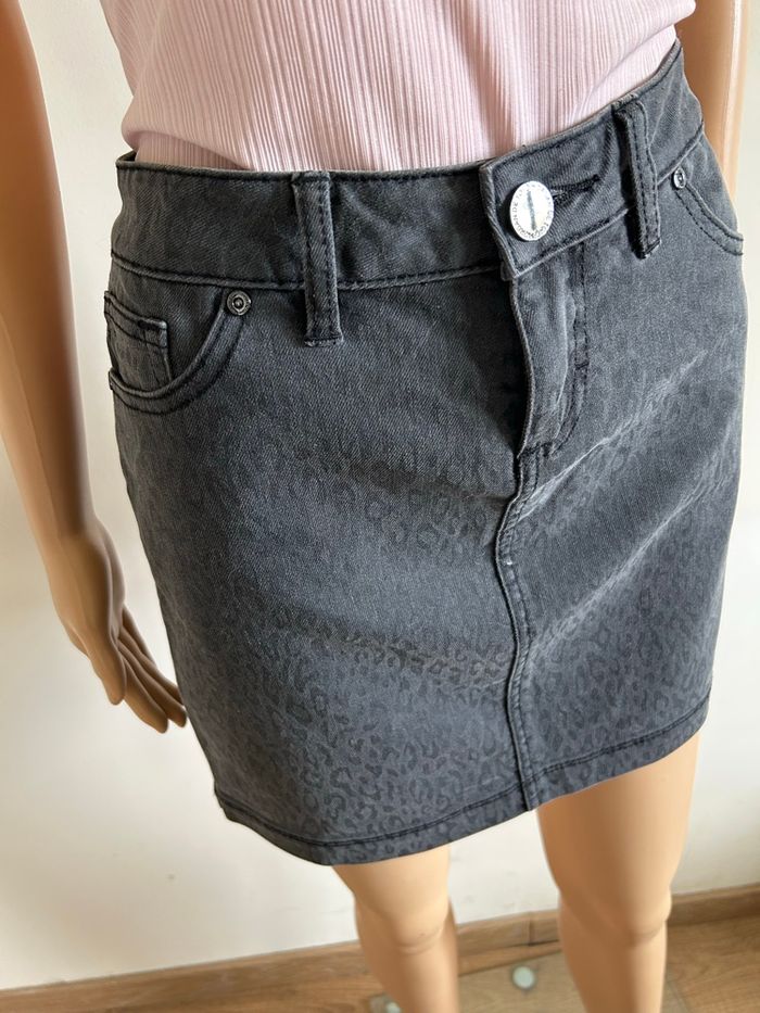 Jupe noire neuve en jean Morgan taille 38 (valeur 49€) - photo numéro 4