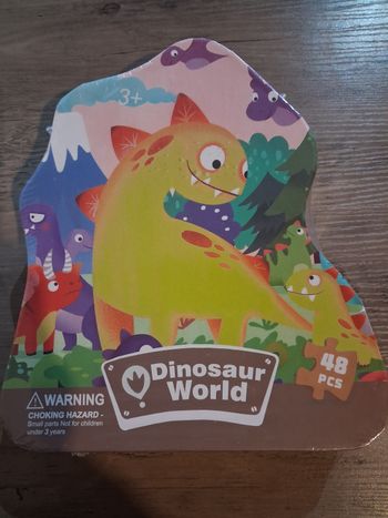 Puzzle dinosaures world