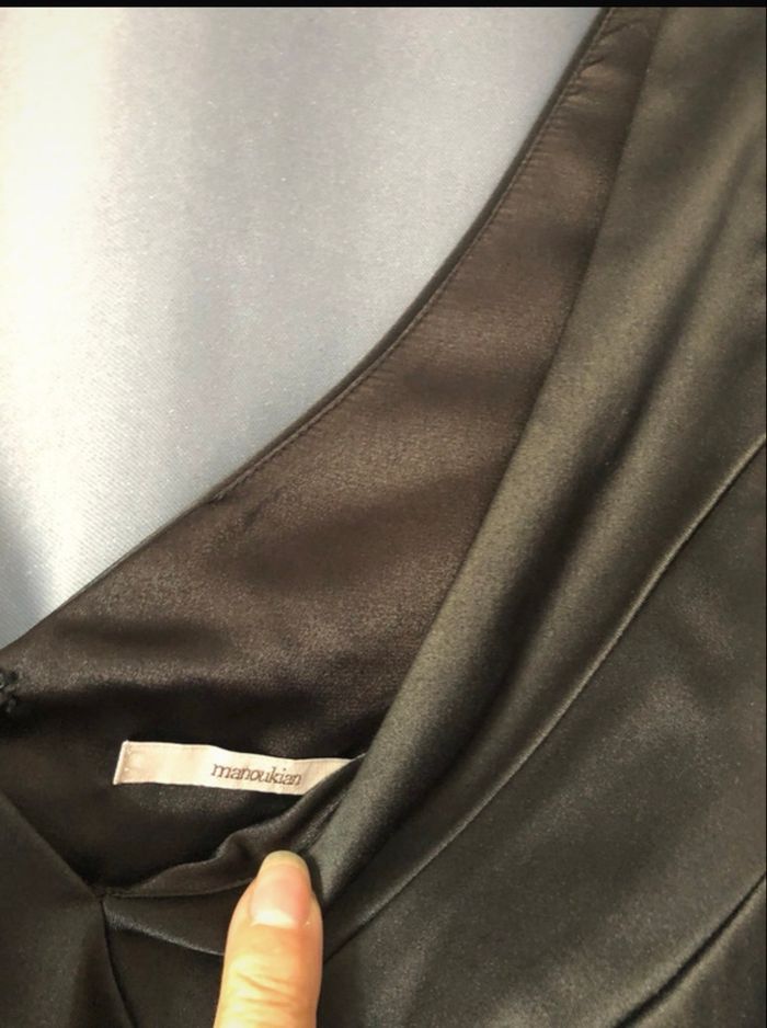 Sublime robe droite noire Manoukian : - photo numéro 3