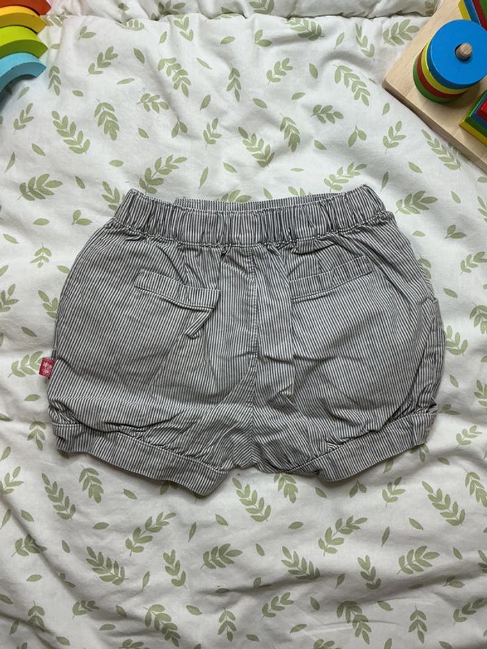 short rayé gris et blanc 18 mois - photo numéro 5