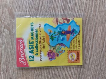Magnet Brossard carte d'Asie Taiwan & Philippines