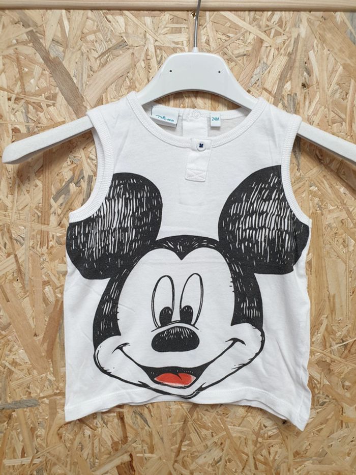 Tee shirt débardeur Mickey 2 ans