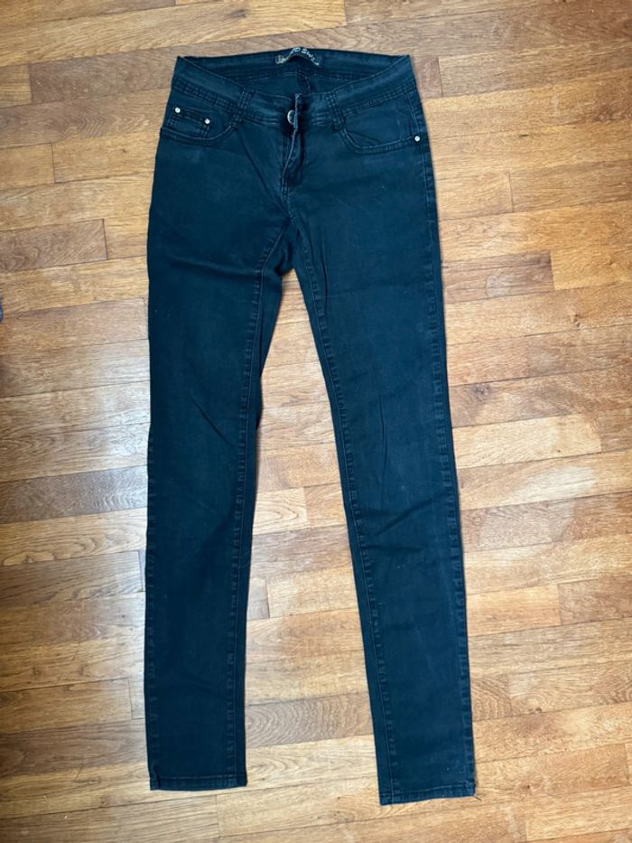 Jean noir taille très basse S