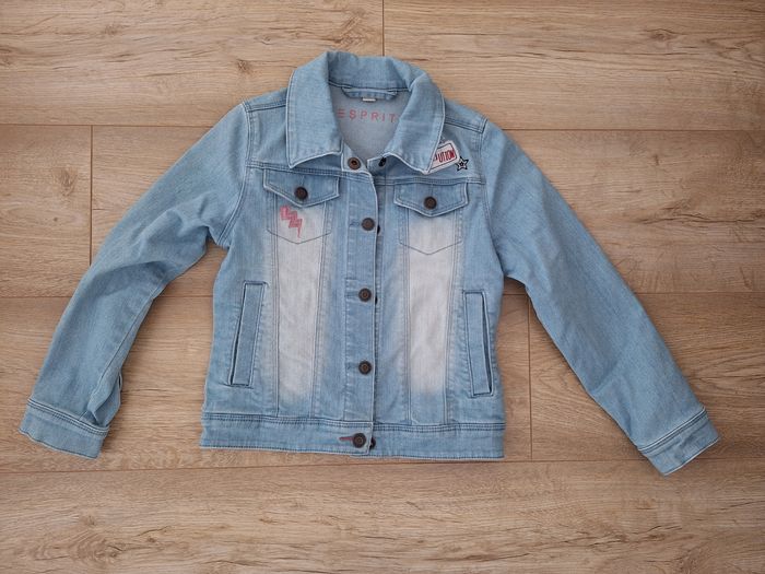 Veste en jean fille 6-7 ans - photo numéro 1