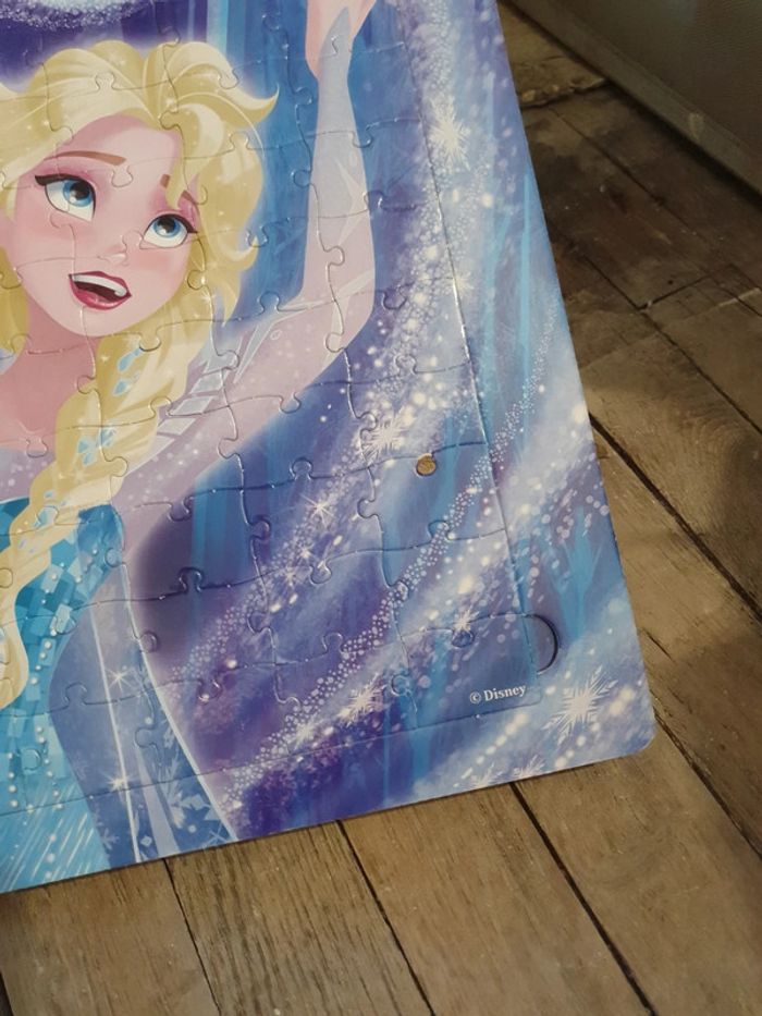 Livre puzzle la reine des neiges - photo numéro 2