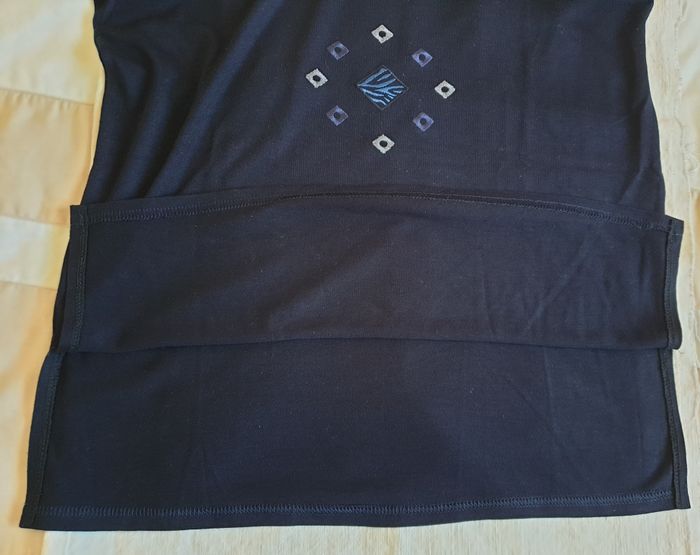 Débardeur bleu marine - Tricot Sitèle - T2 - photo numéro 4
