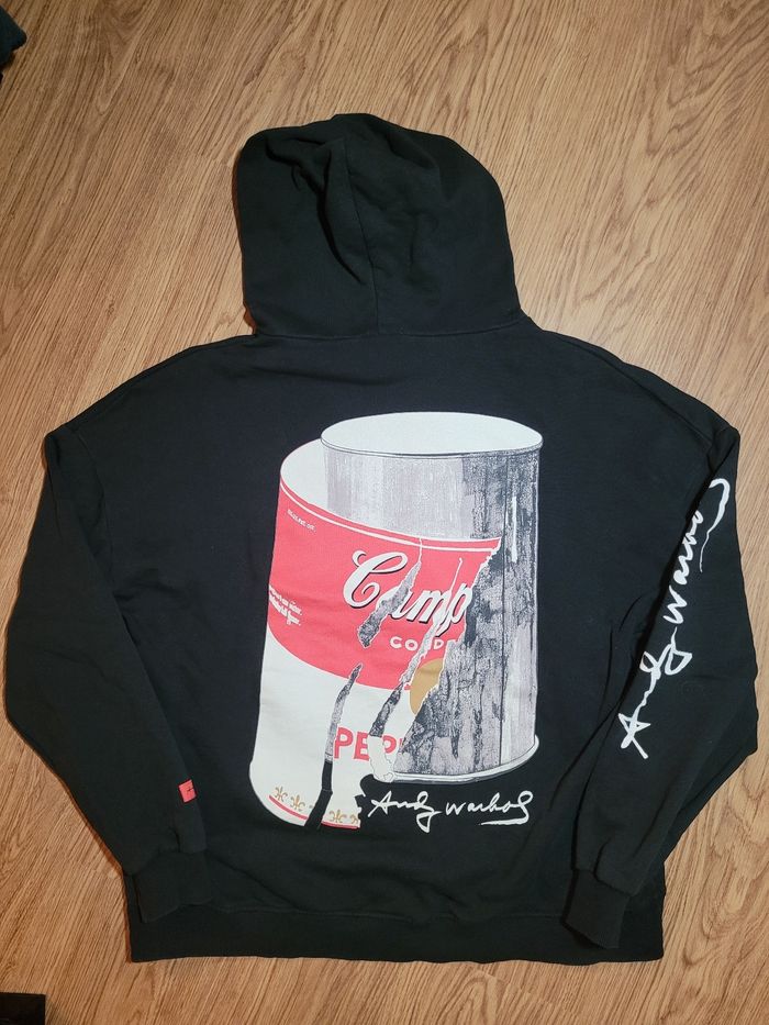 Sweat à Capuche Noir Andy Warhol Pull & Bear - photo numéro 2