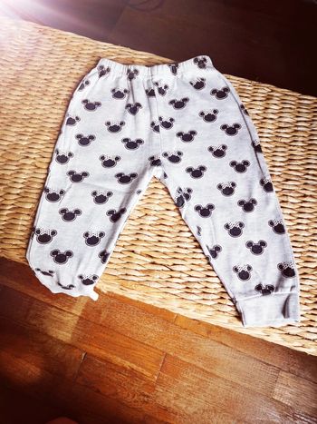 Pantalon jogging disney minnie gris noir