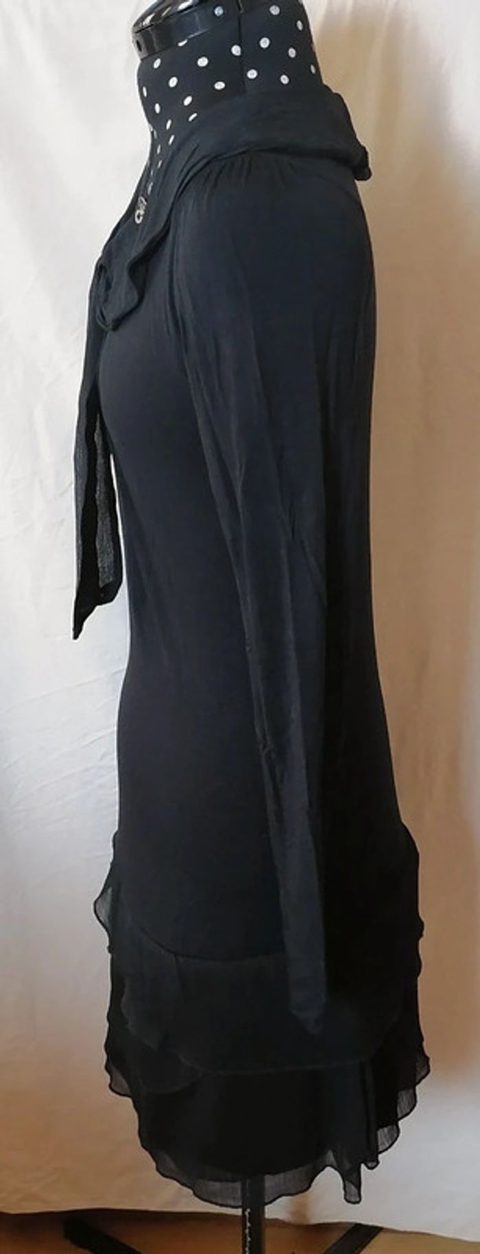 Robe noir style gothique Taille XS DDP - photo numéro 6