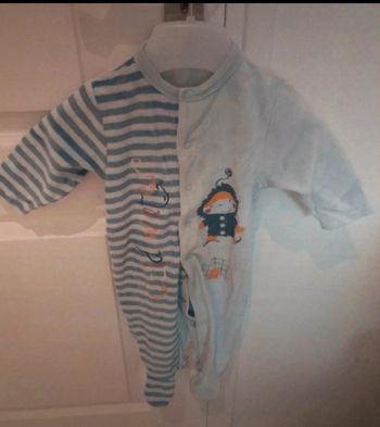 Pyjama bébé garçon velours tex 6 mois