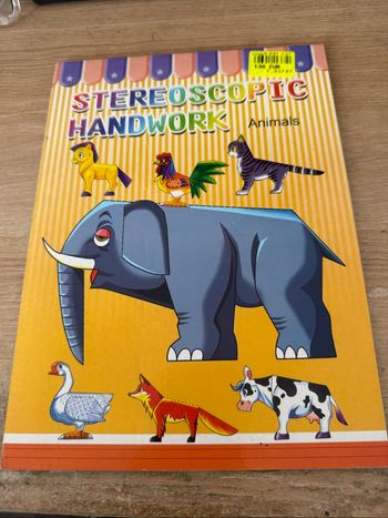 Stereoscopic handwork animals