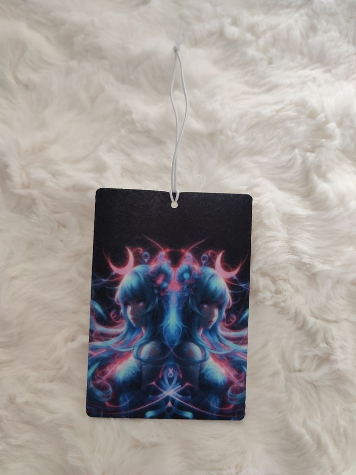 Désodorisants pour voiture ou autre 10*7cm Gémeaux à parfumer