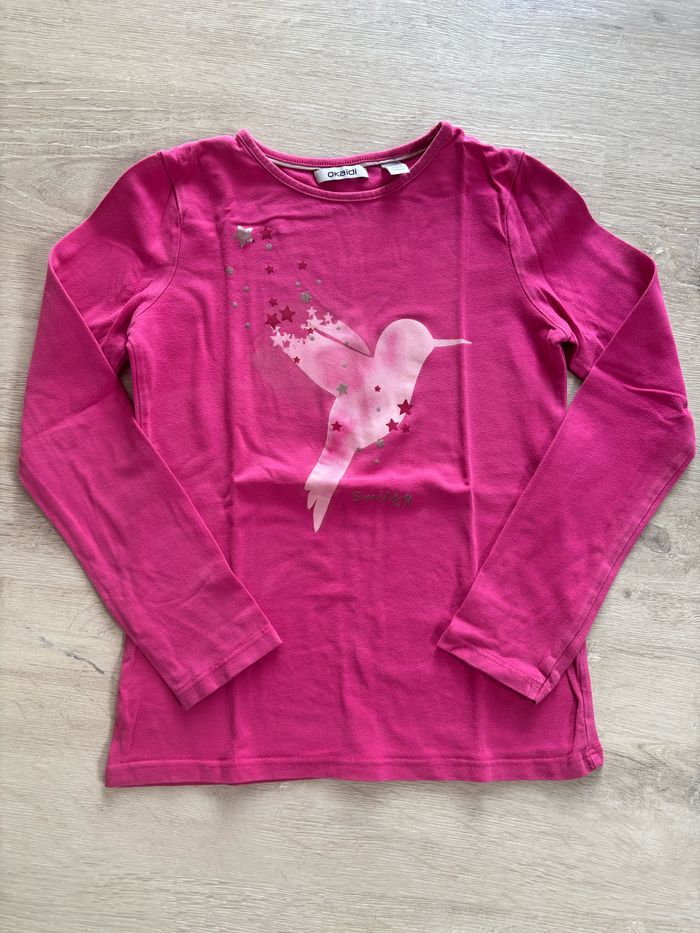 Tee-shirt manches longues colibri