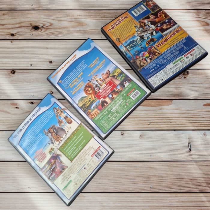 Lot de 3 dvd Madagascar - photo numéro 2