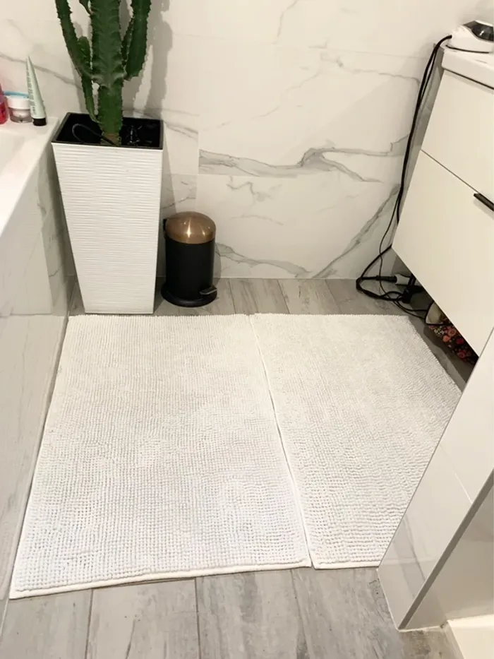 Lot de 2 tapis de salle de bain 50x80 (x2)