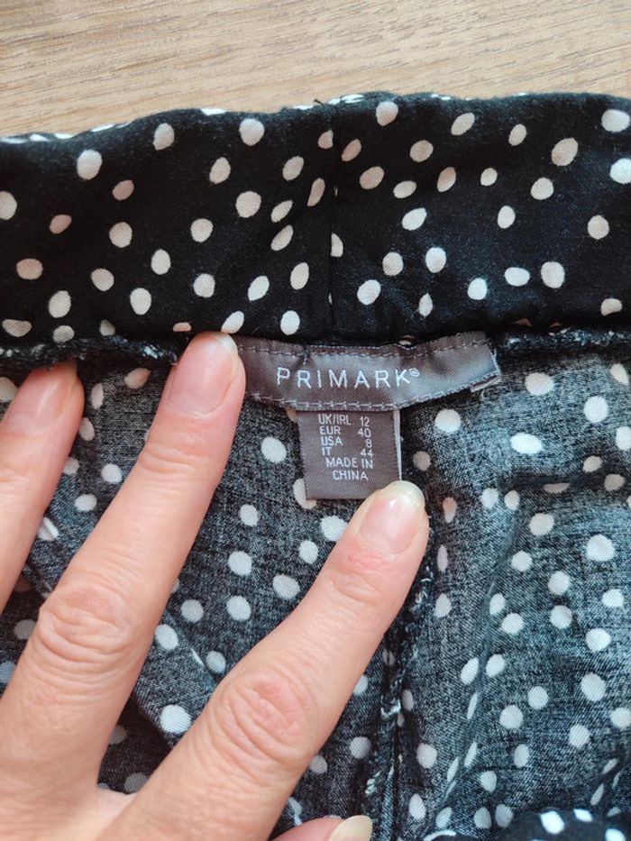 Short noir à pois blancs - Taille 40 - photo numéro 4