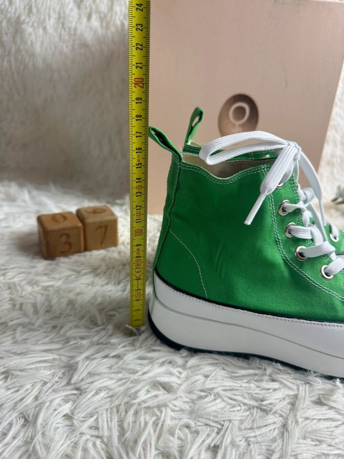 Paire de basket montantes verte Rosemetal taille 37 - photo numéro 5