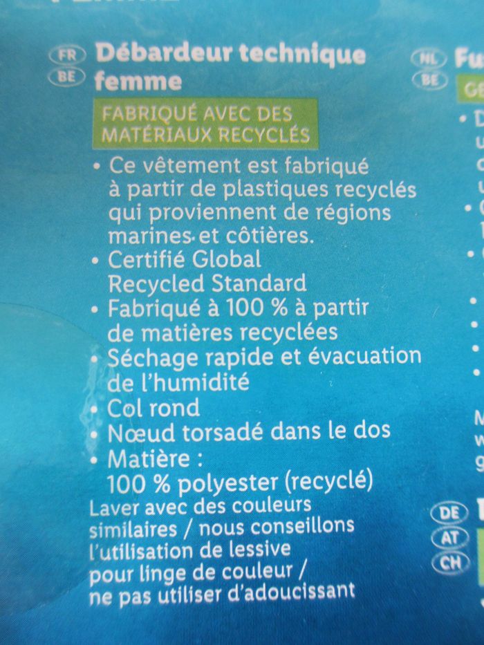 Débardeur technique femme Crivit - Taille M (38/40) - photo numéro 4