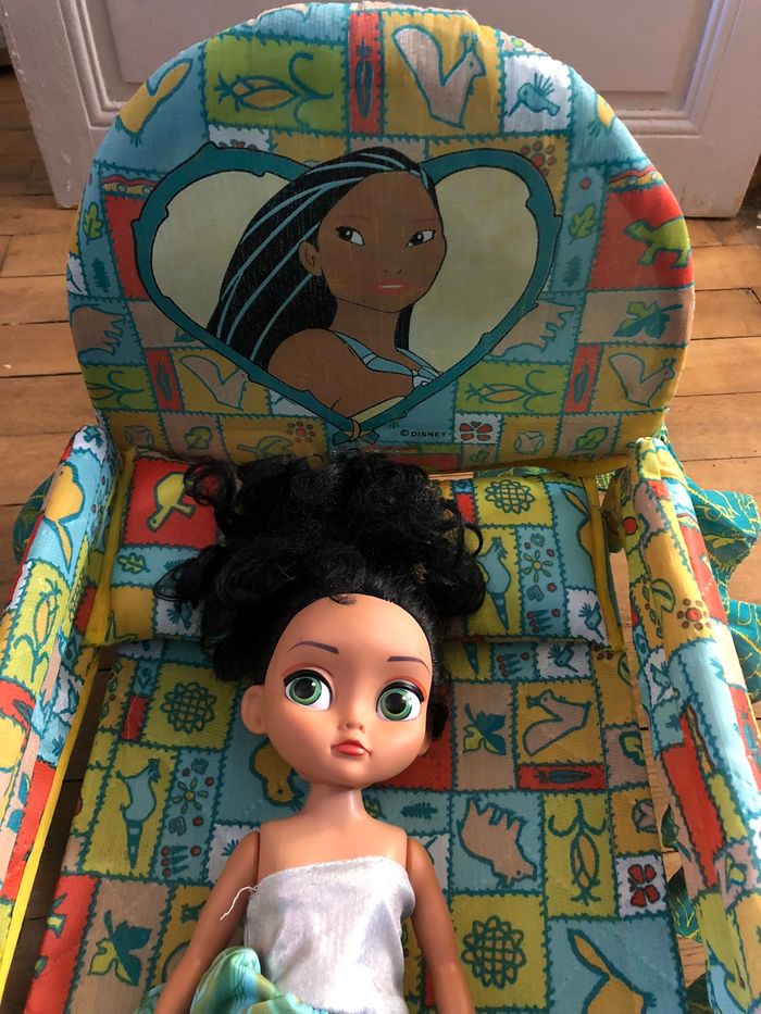 Lit en métal vintage Pocahontas - photo numéro 2