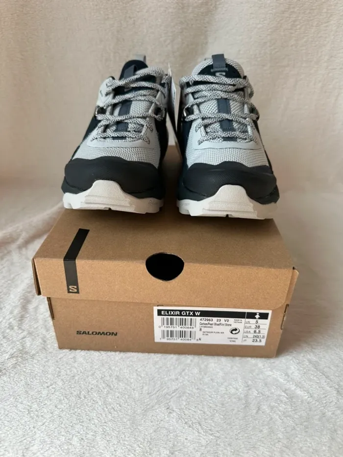 Salomon elixir gtx pour femme taille 38 neuf - photo numéro 2