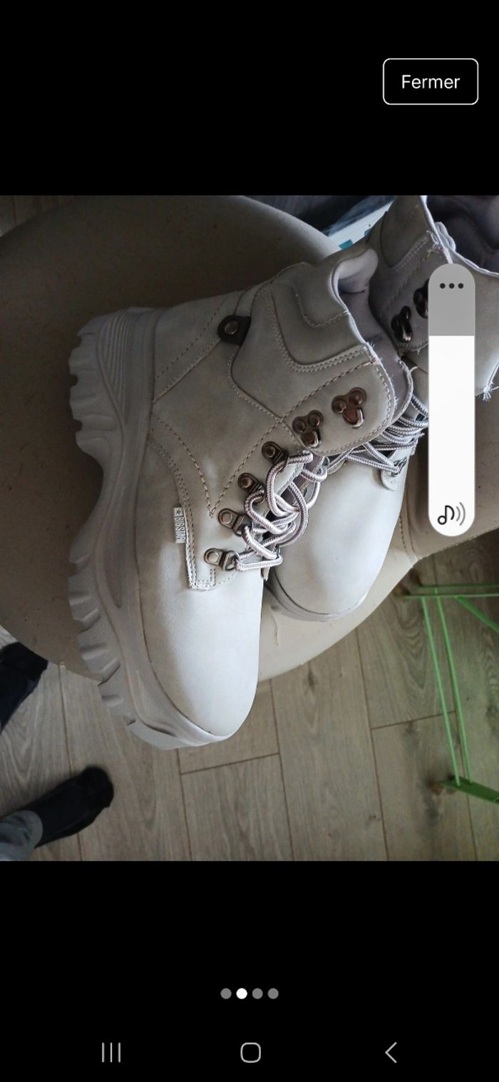 Boots crantees taille 41 grise Neuve - photo numéro 2