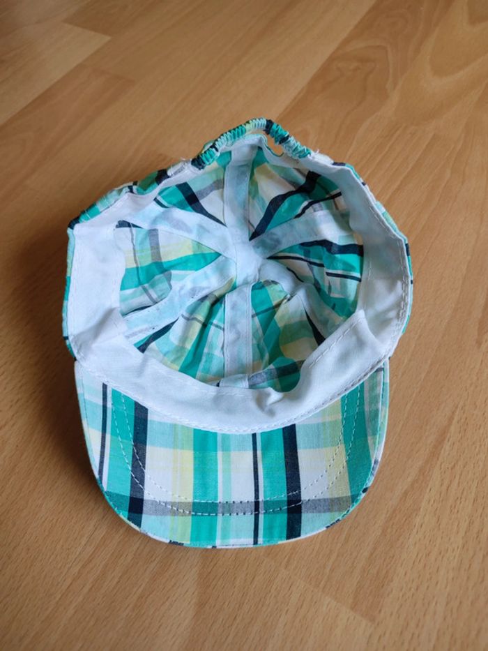 Casquette à carreaux neuve LH 12-18M - photo numéro 2