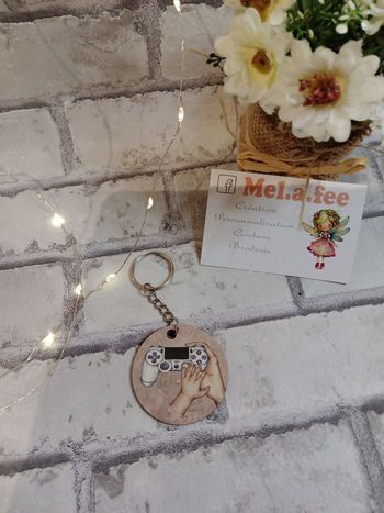 Porte clé personnalisé gamer