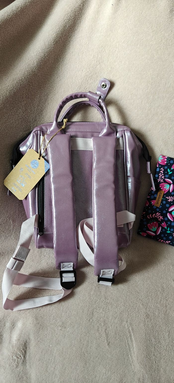 Sac à dos XS Cabaïa lilas irisé - photo numéro 2