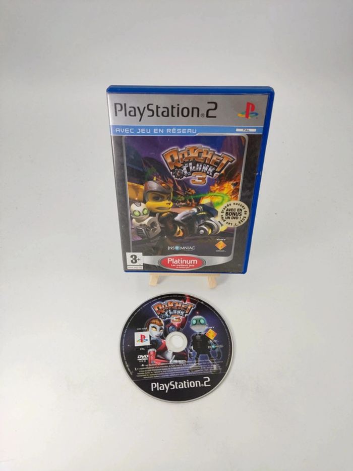 Clé à Cliquet & Clank 3 Platinum PS2 (Fr) sans notice - photo numéro 2