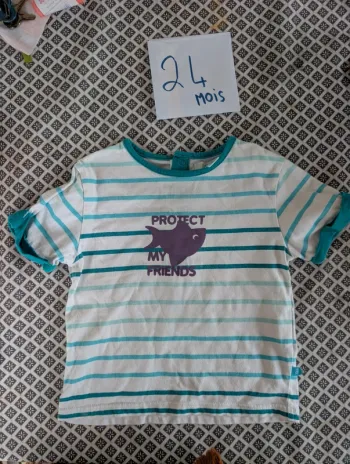 Tee shirt bébé garçon 23 mois