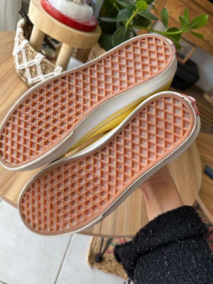 Vans old school jaune et blanche - photo numéro 8