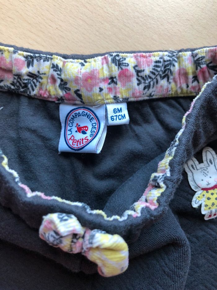 Pantalon chaud 6 mois fille LCDP - photo numéro 2