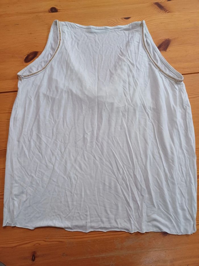 Tunique blanche col bénitier - photo numéro 3