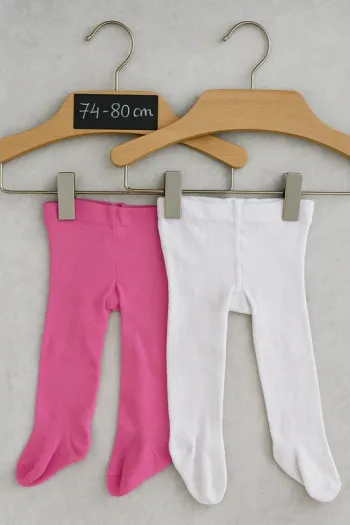 Lot 2 collants - 74/80cm - TCM