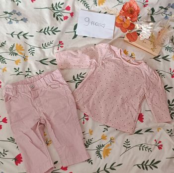 Ensemble bébé 9 mois 🌸