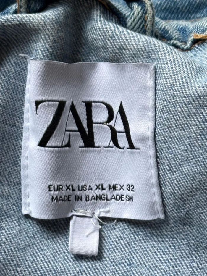 Belle veste en jean Zara bleu used 🌸 40 L - photo numéro 8