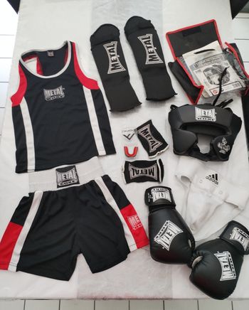 Tenue équipement de boxe