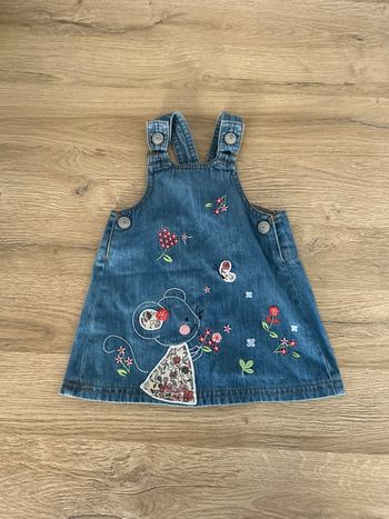 Robe en jean bébé fille taille 6 mois