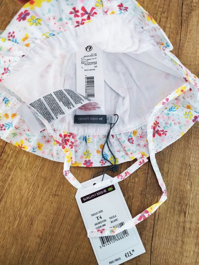 Chapeau d'été fille multicolore taille 50 cm Sergent Major - photo numéro 3