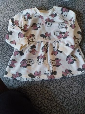 Robe tunique Primark taille 18/24mois 92cm disney minnie
