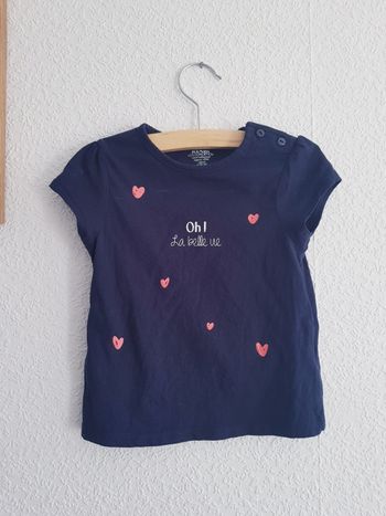 Kiabi - Tee-shirt manches courtes - "Oh ! La belle vie" (18 mois)
