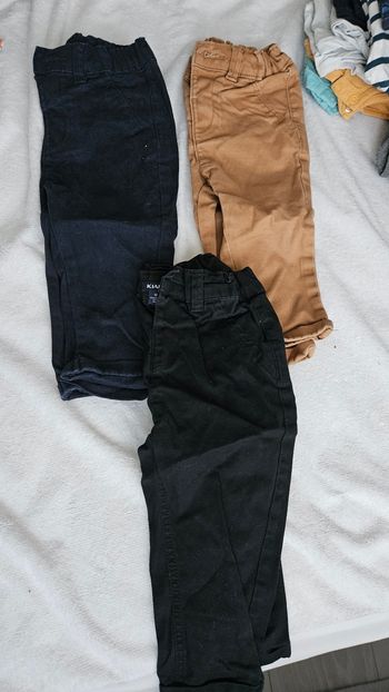 Lot pantalon chino garçon