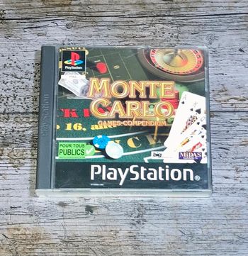 Monte carlo jeu PS1 Sans notice Sony