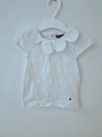 Tee-shirt blanc 12 mois