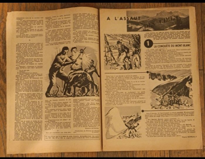 Ancien journal Francs jeux Fille N°201 1954 vintage - photo numéro 4