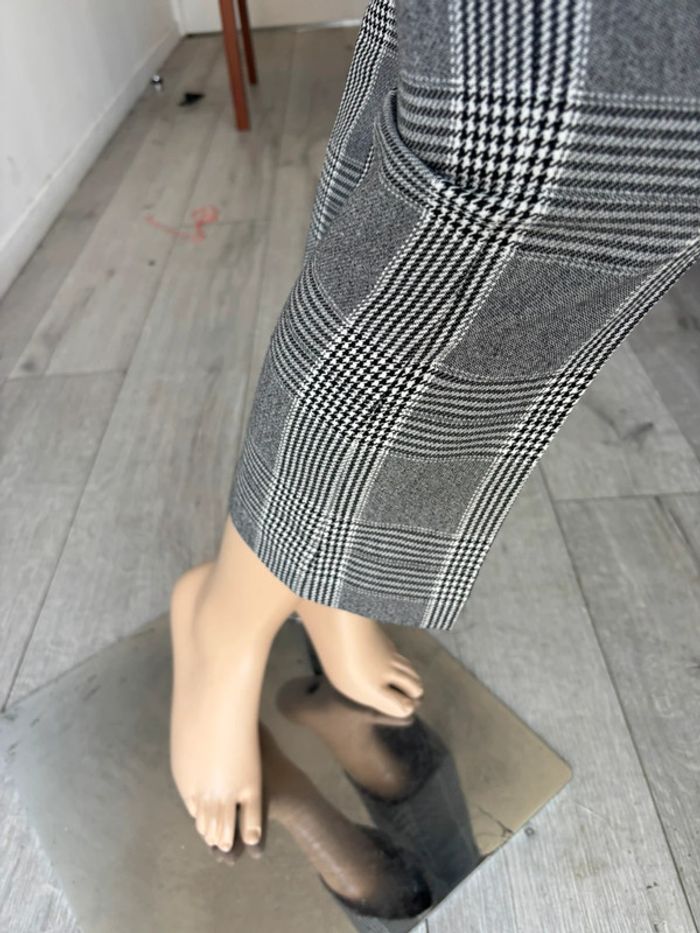 Pantalon écossais évasé neuf Zara - photo numéro 3